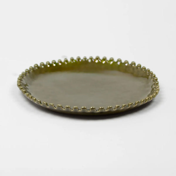Eden Dinner Plate Green Ceramic