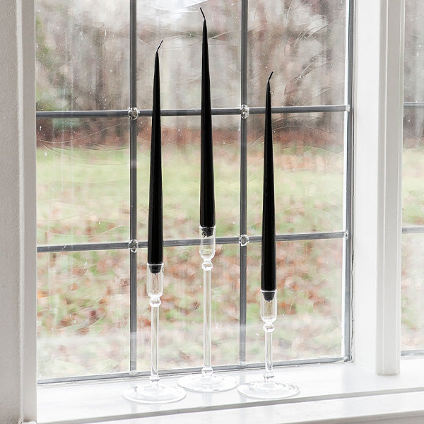 GLASS CANDLE STICK MARBÄCK two sizes available