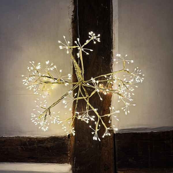 LED Ball Snowflake Light Large 40cm