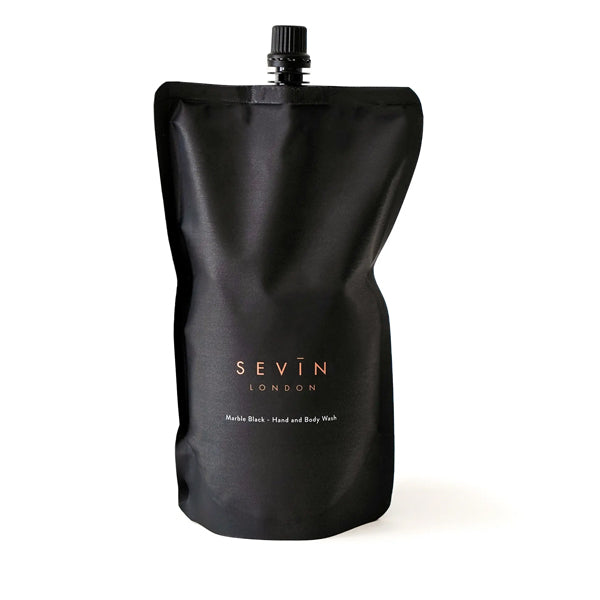Sevin Marble Black Hand & Body Wash 500ml REFILL POUCH