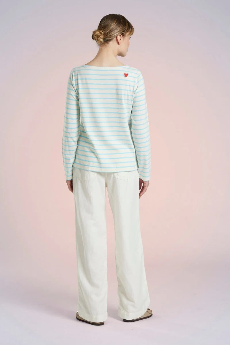 Mat De Misaine Vendest Striped Top Fluor