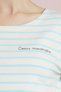 Mat De Misaine Vendest Striped Top Fluor