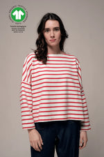 Load image into Gallery viewer, Mat De Misaine Maki Jumper Red Stripe
