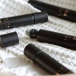 Load image into Gallery viewer, Marble Black Roll on Perfume Bottle 15ml
