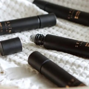 Marble Black Roll on Perfume Bottle 15ml