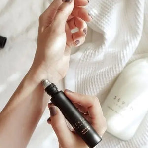 Marble Black Roll on Perfume Bottle 15ml