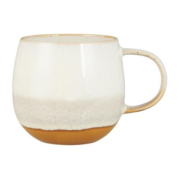 Cerami Mug Mustard Layered Design