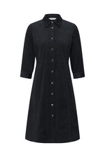 Load image into Gallery viewer, Part Two Celicha Navy Dress
