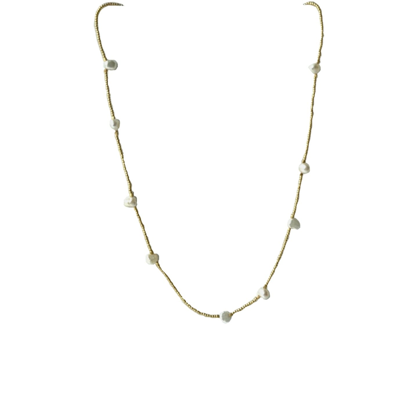 NZ Necklace Bora Pearls and Gold