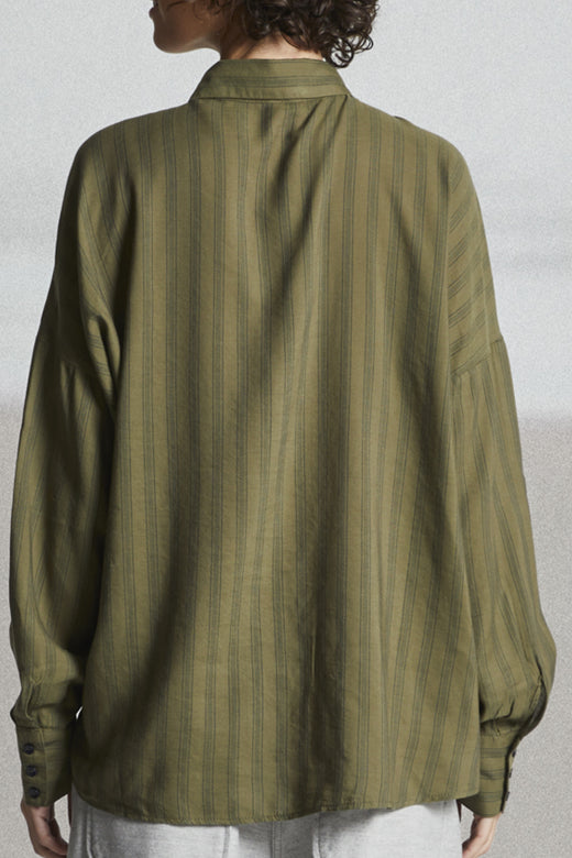 Mat de Misaine Charme Raye Pistache Shirt