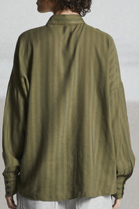 Mat de Misaine Charme Raye Pistache Shirt