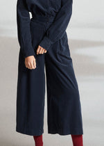 Load image into Gallery viewer, Mat de Misaine Jakarta Culottes Navy Micro Cord
