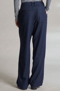 Mat de Misaine Percheur Navy Pinstripe Trousers