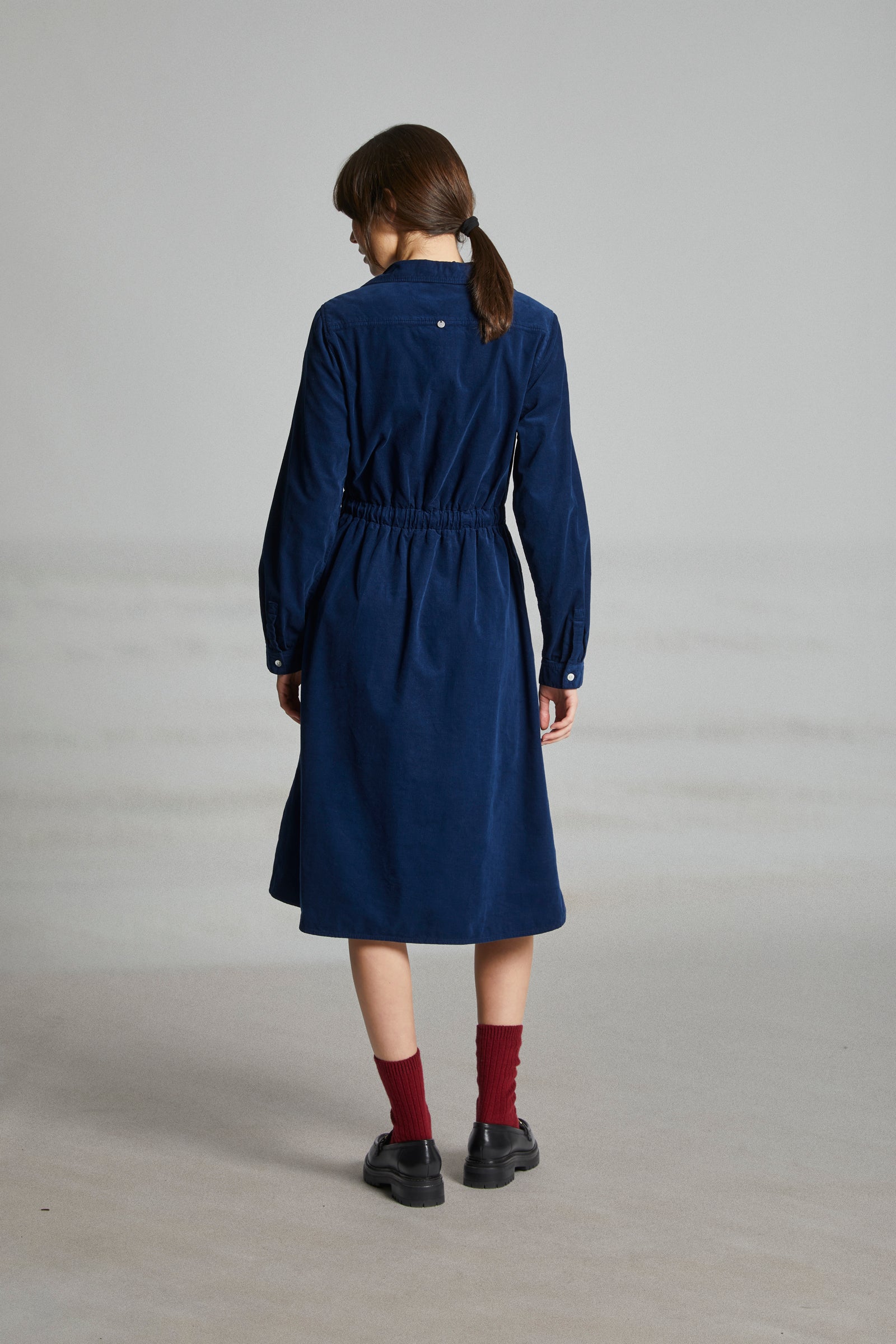 Mat de Misaine Rouf Micro Cord Navy Dress