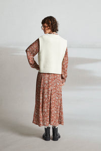 Mat de Misaine Tadi Knitted Vest Calcaire