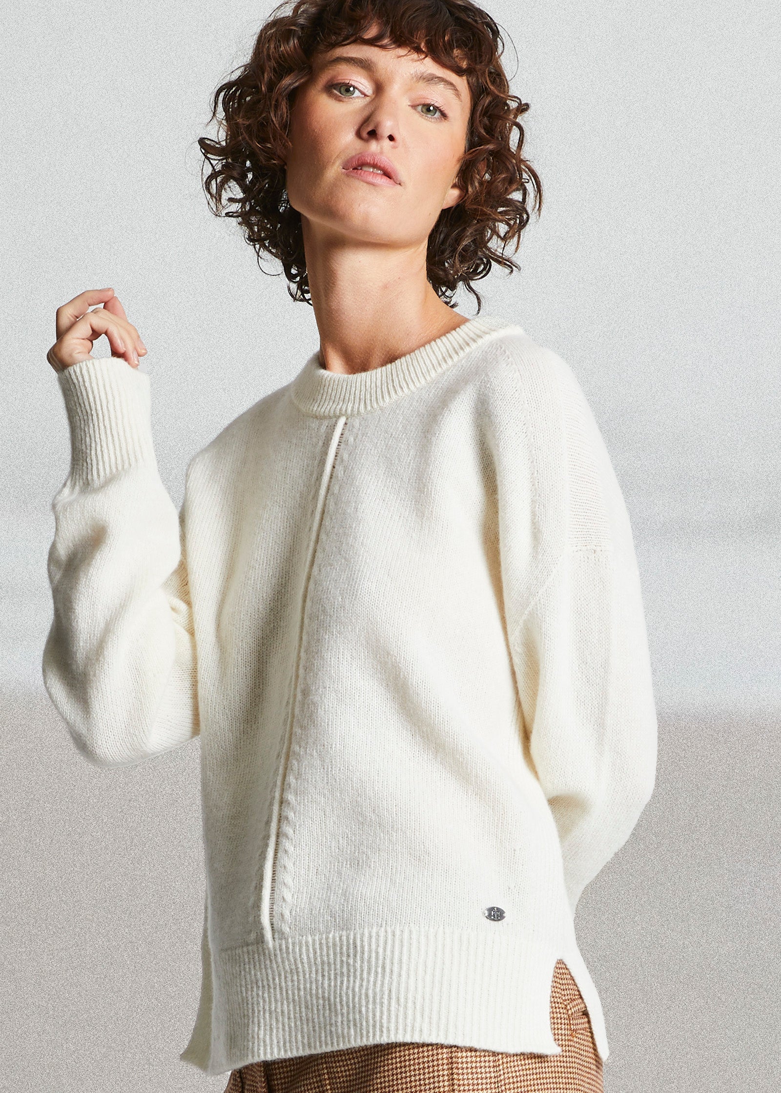 Mat de Misaine Tauksi Calcaire Long Sleeve Knit Jumper