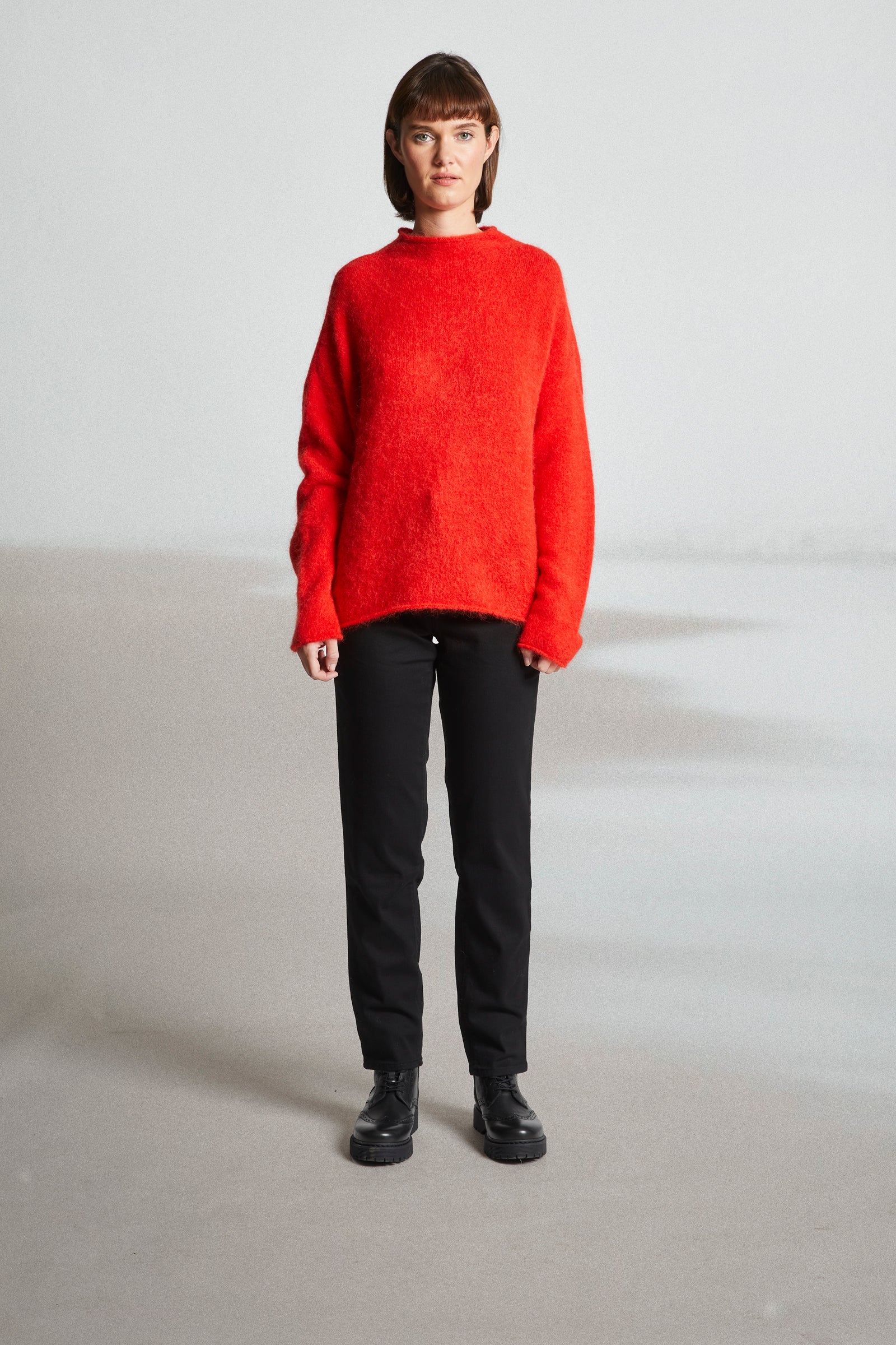 Mat de Misaine Tremel Long Sleeve Jumper Vermilion