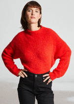 Load image into Gallery viewer, Mat de Misaine Tremel Long Sleeve Jumper Vermilion

