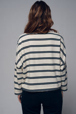 Load image into Gallery viewer, Mat De Misaine Maki Jumper Double Stripe

