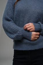 Load image into Gallery viewer, Mat De Misaine Teck Jumper Petrol Blue
