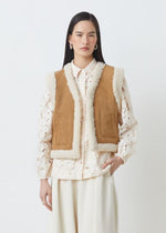 Load image into Gallery viewer, Suncoo Gilet Waistcoat Dual Brown
