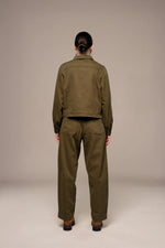 Load image into Gallery viewer, Mat De Misaine Pasadena Trousers Olive Green

