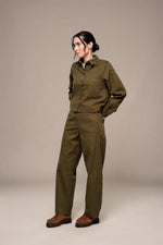 Load image into Gallery viewer, Mat De Misaine Pasadena Trousers Olive Green
