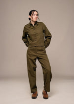 Load image into Gallery viewer, Mat De Misaine Pasadena Trousers Olive Green
