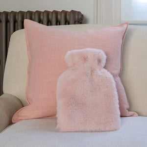 Chalk Hot Water Bottle Teddy Pale Pink