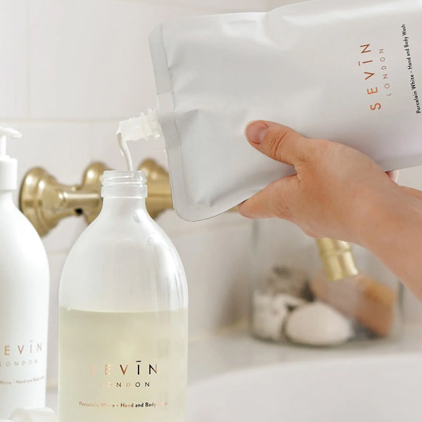 Sevin Porcelain White Hand & Body Lotion 500ml REFILL POUCH