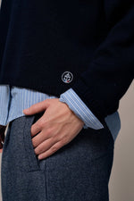 Load image into Gallery viewer, Mat De Misaine Taki Jumper Navy
