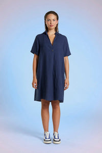 Mat de Misaine Rita Linen Dress Indigo