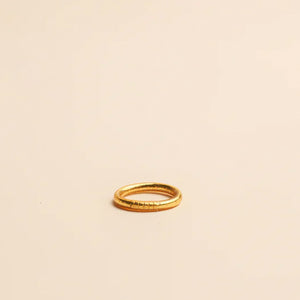 KUMALI GOLD DUST RINGS THREE COLOURS