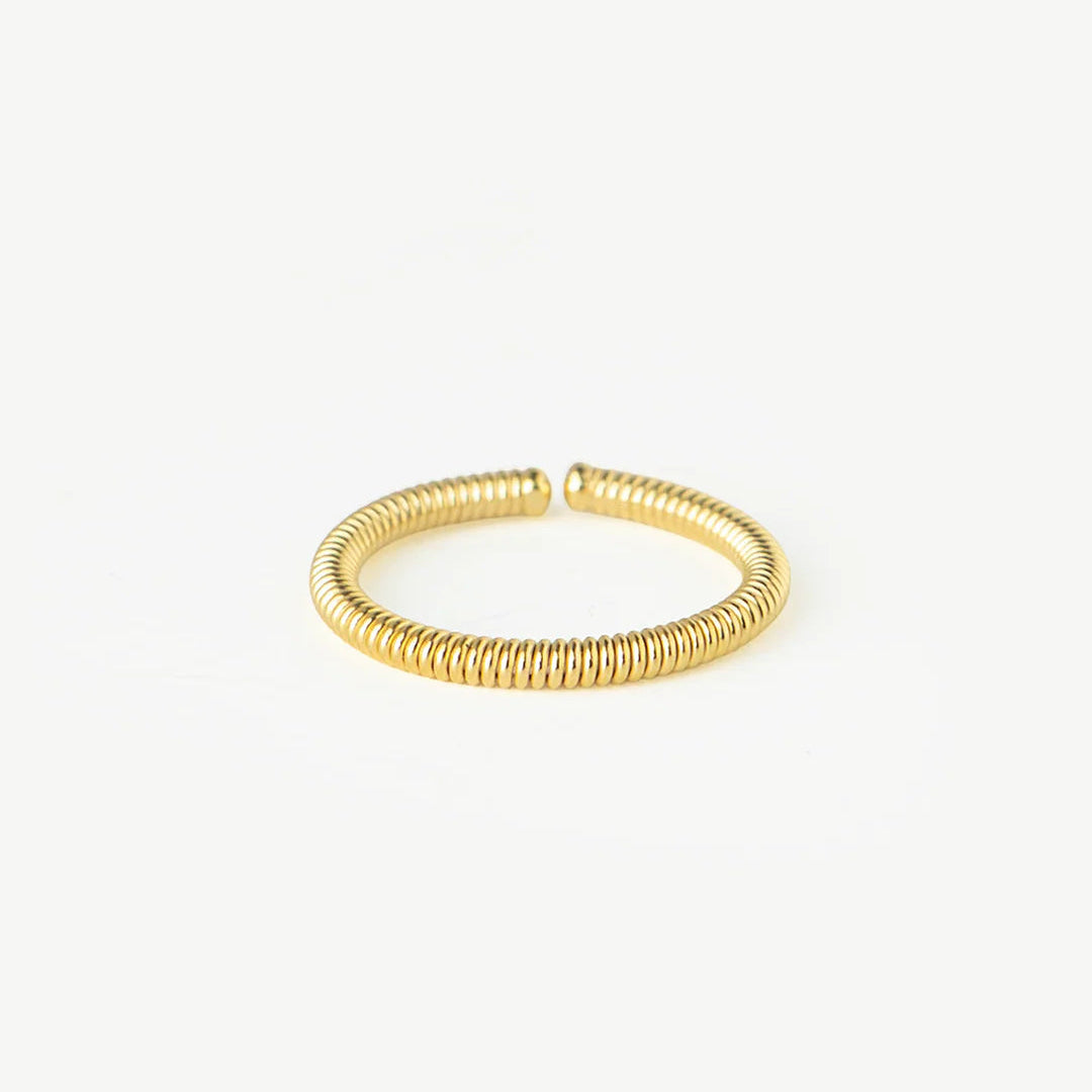 Simple Twist Ring Gold