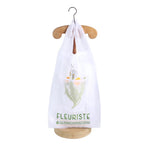 Load image into Gallery viewer, Organza Fleuriste Pissenlit Yellow Floral Shopping Bag
