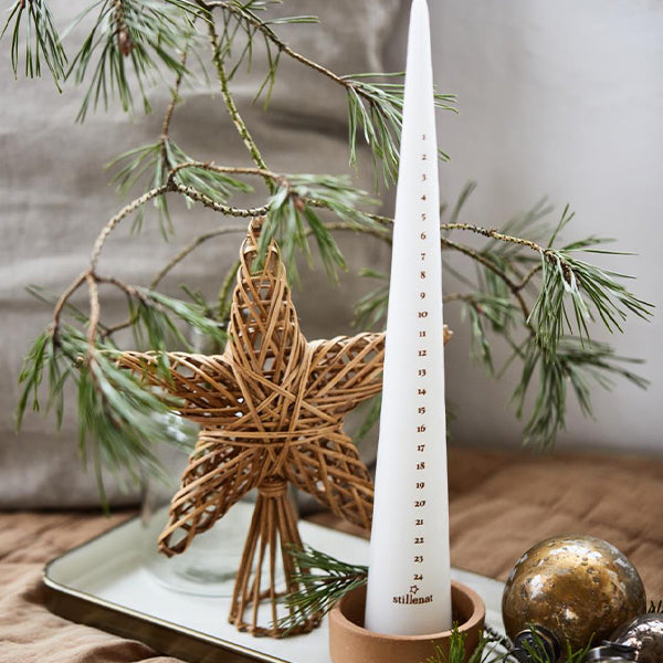 CHRISTMAS ADVENT CALENDAR CANDLE CONE