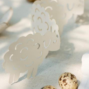 Easter Table Decoration Sheep Chain