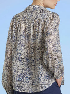 Mat De Misaine Casco Blouse Indigo Print