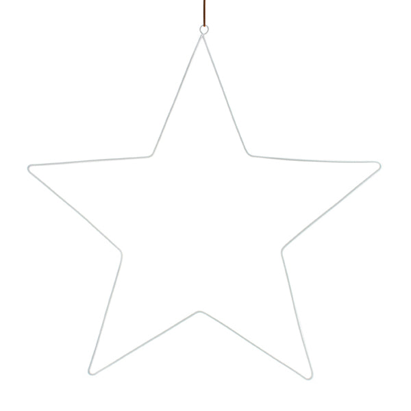 METAL STAR WHITE LARGE