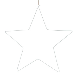 METAL STAR WHITE LARGE