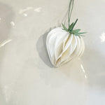Load image into Gallery viewer, Paper Decoration White Strawberry Hanging
