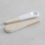 Load image into Gallery viewer, CERAMIC SUGAR SPOON OATMEAL

