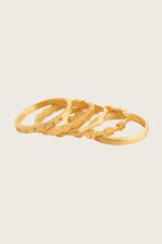 Load image into Gallery viewer, Tilio Ring Stack Gold
