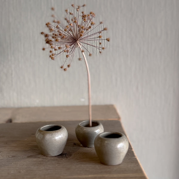 TINY CERAMIC BOWLS NATURAL STONE