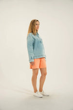 Load image into Gallery viewer, Mat de Misaine Denim Shirt Top Velique
