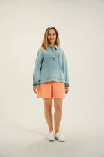 Load image into Gallery viewer, Mat de Misaine Denim Shirt Top Velique
