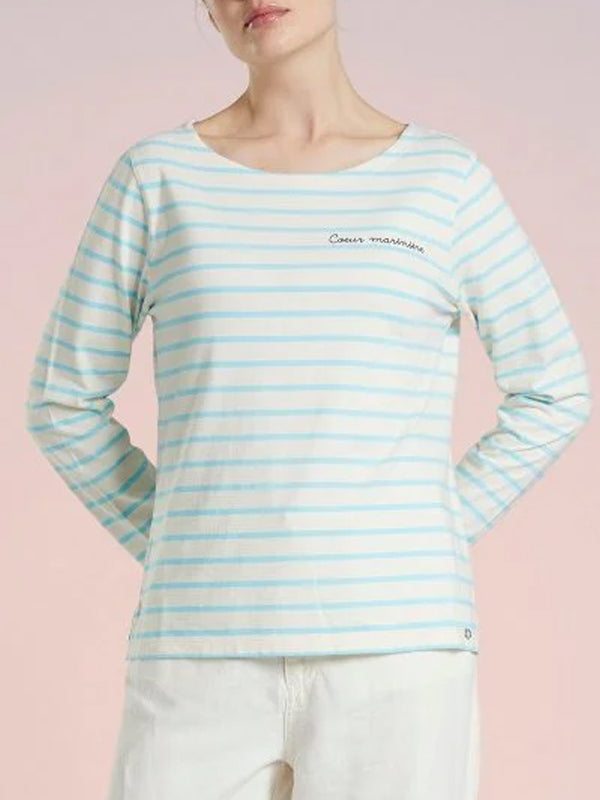Mat De Misaine Vendest Striped Top Fluor