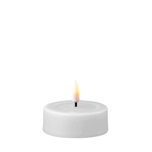 PACK OF TWO LED TEA LIGHTS SAND BROWN JUMBO
