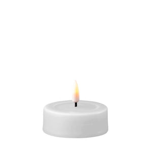 PACK OF TWO LED TEA LIGHTS SAND BROWN JUMBO