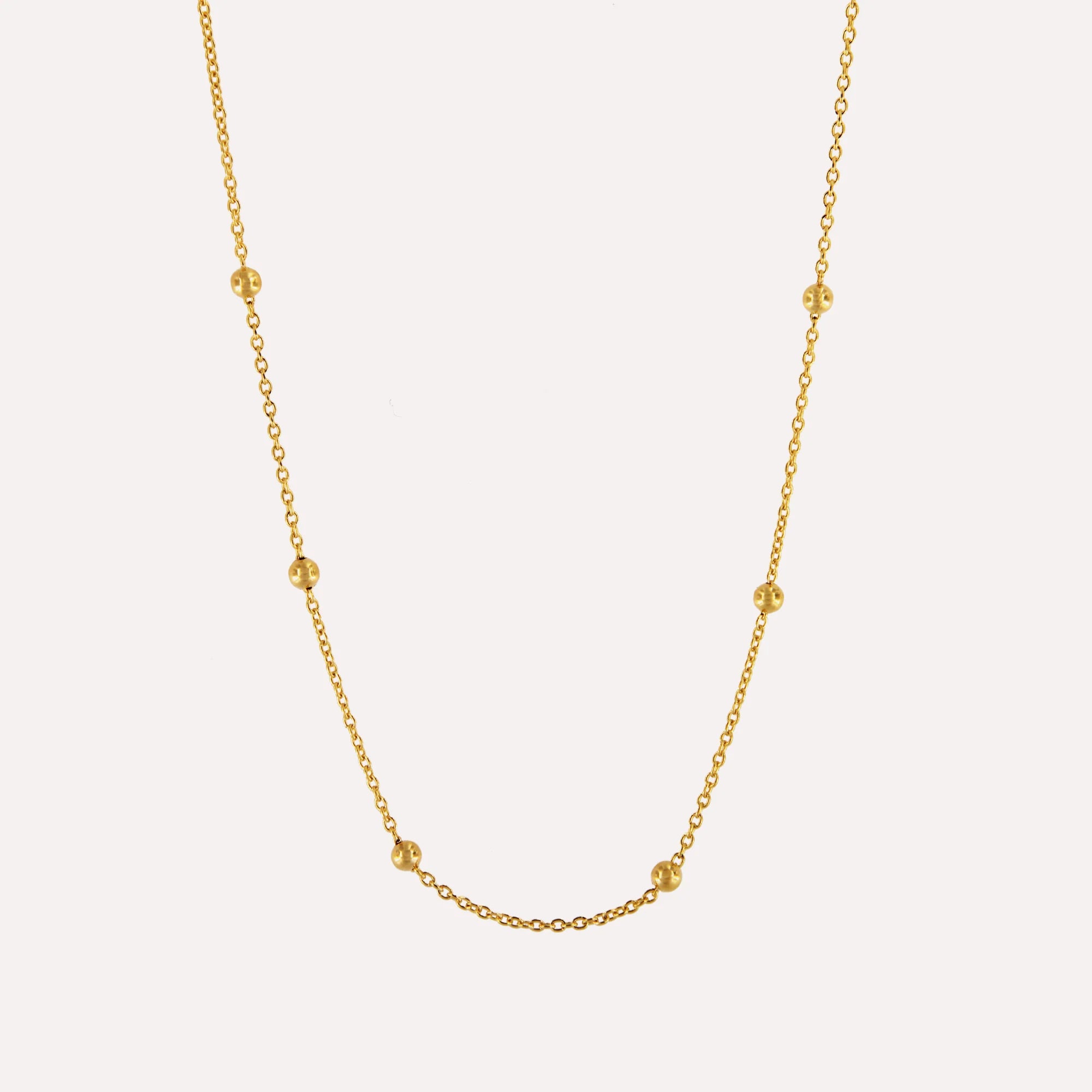 Little Spheres Chain Necklace Long